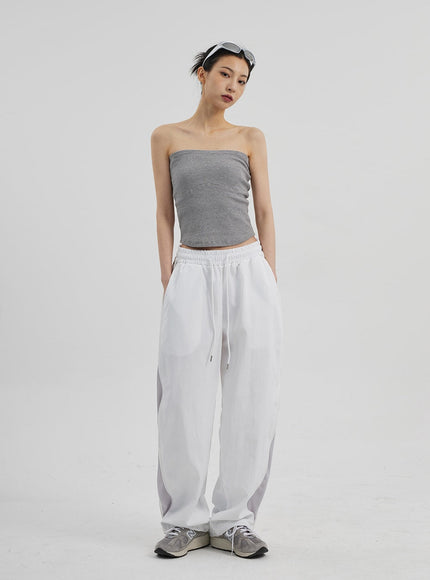 Drawstring Baggy Track Pants CF308