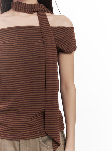 stripe-off-shoulder-top-with-scarf-ca521
