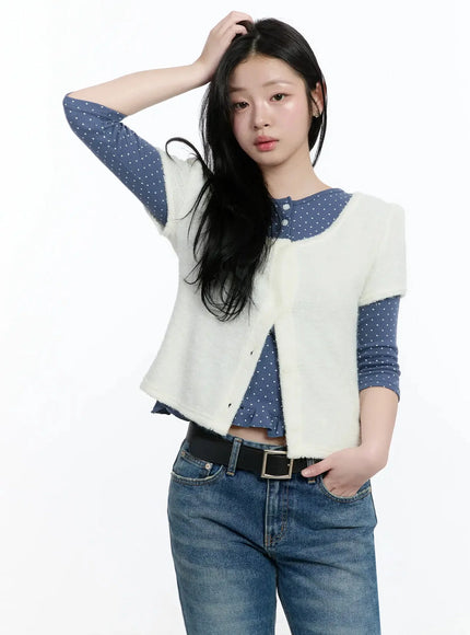 textured-knit-shoulder-puff-short-sleevecardigan-im513