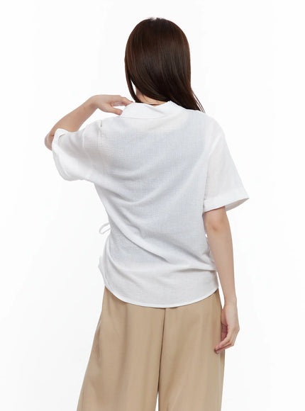 side-tie-collared-blouse