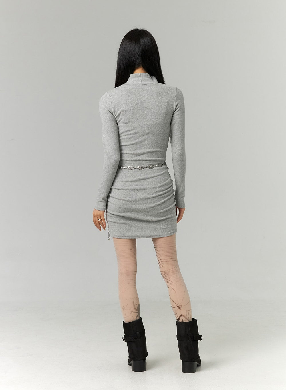 half-turtle-neck-mini-dress-cn321