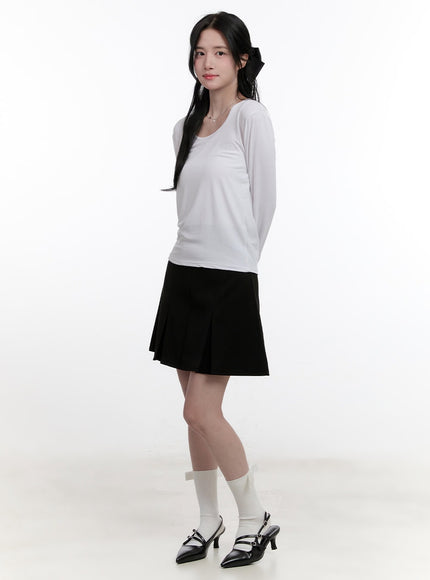 pintuck-a-line-mini-skirt-cf527