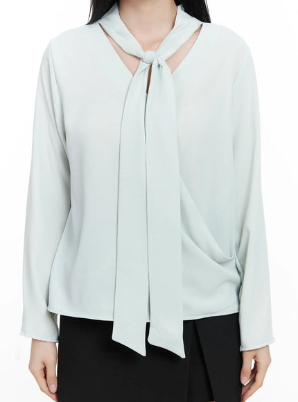 elegant-v-neck-scarf-blouse-cj519