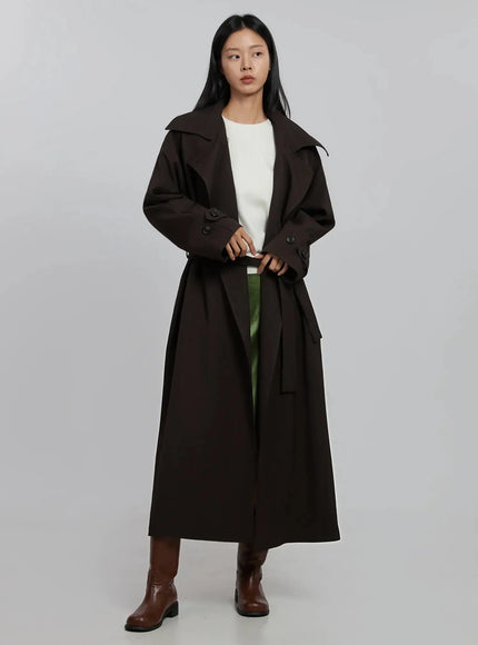 Belted Trench Coat ID516