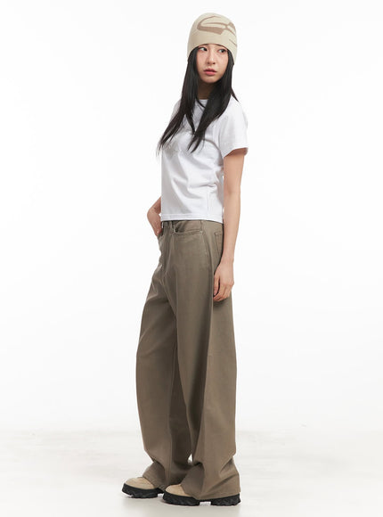 Cotton Wide-Leg Pants CM504