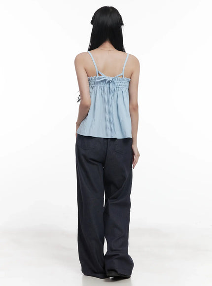 flared-shirred-square-neck-cami-cu523