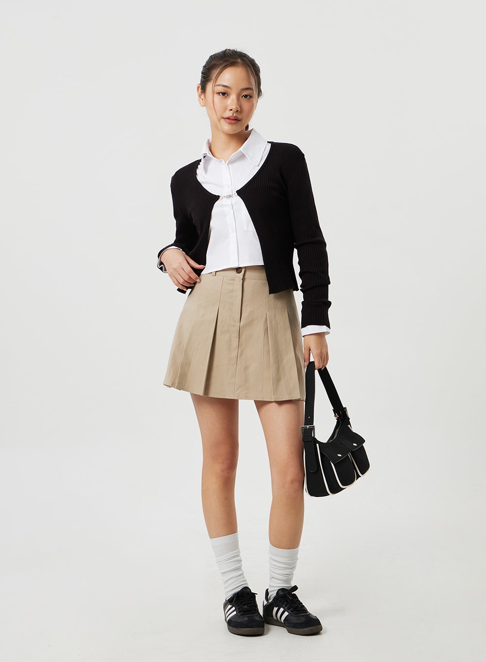 Ribbed Knit Cardigan CM303