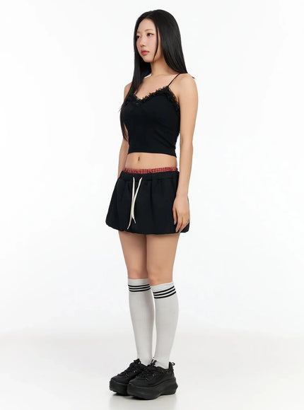 checkered-balloon-skort-ca513