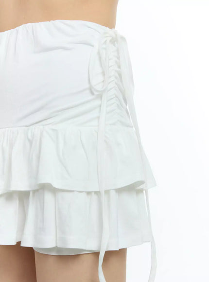 ruffle-shirred-ribbon-mini-skirt-iu524
