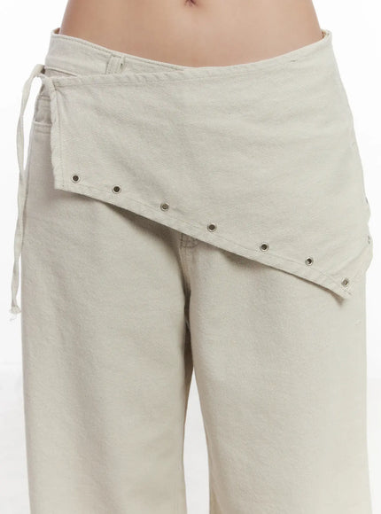 terry-scarf-layered-pants-cj530