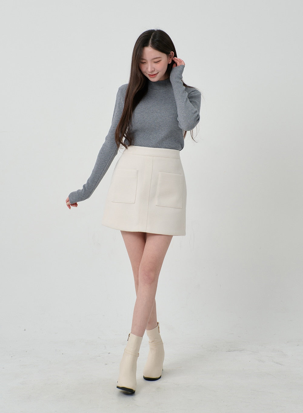 Basic Knit Turtleneck BD07
