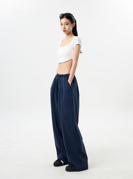 Low Rise Cotton Pants CY312