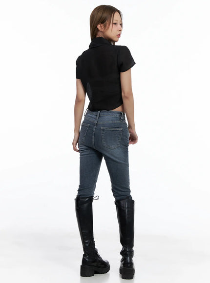 chic-tie-crop-blouse-cl510