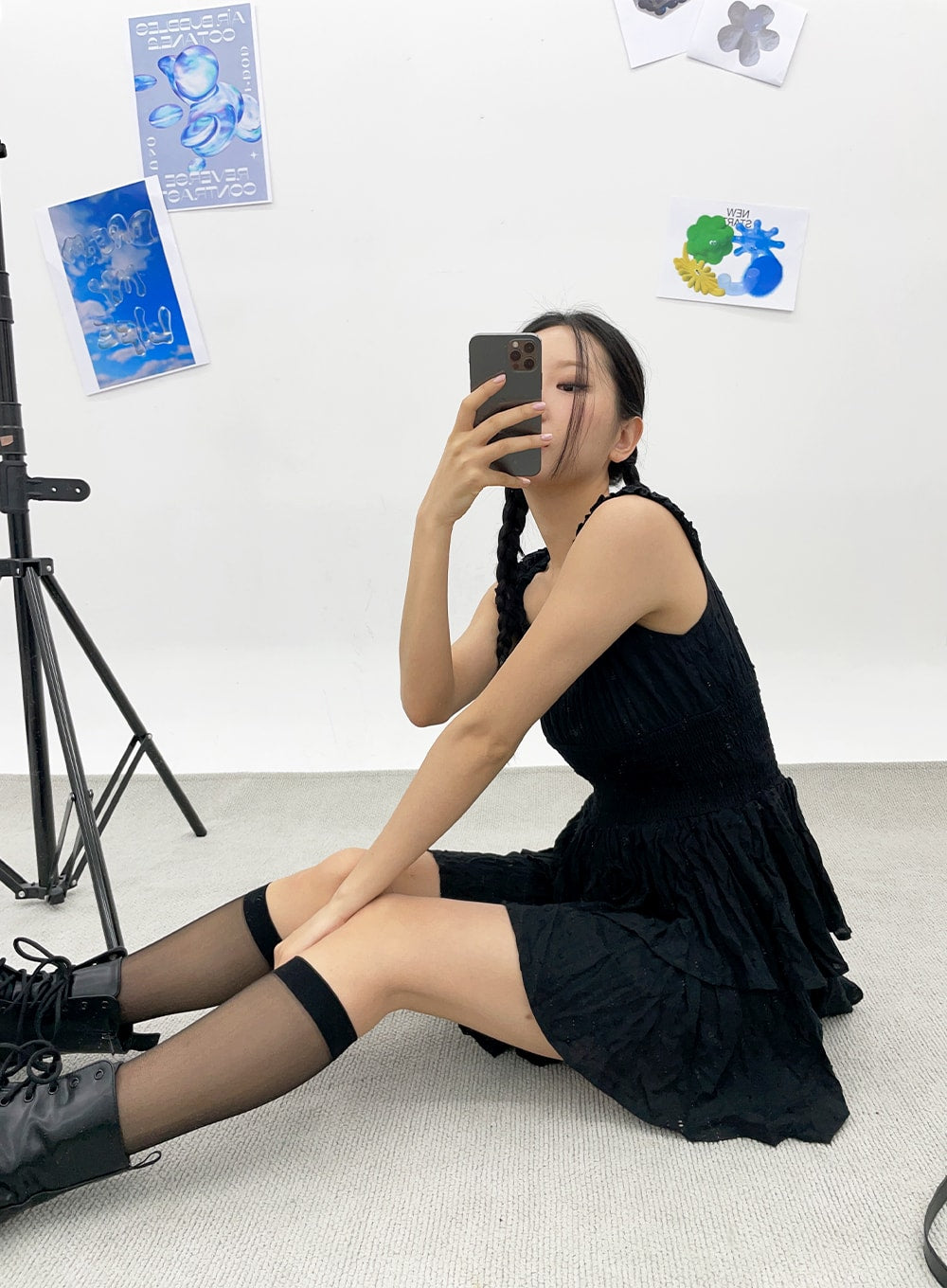 Frill Layered Mini Dress CY308