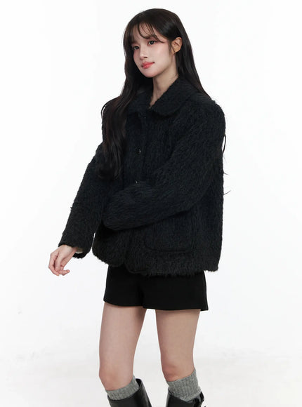 faux-fur-two-pocket-half-jacket-ij529