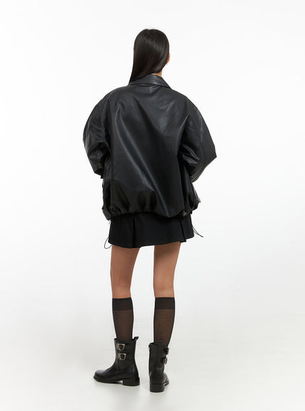 zip-up-oversize-leather-jacket-is427