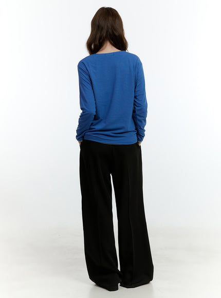 pintuck-wide-fit-slacks-cf504