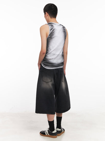 mens-washed-cotton-logo-tank-top-iy505