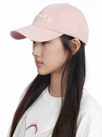 daisy-embroidered-baseball-cap-im506