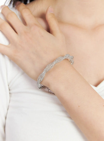 Twisted Sparkle Bracelet CM519