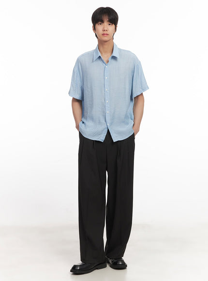 Men's Relaxed-Fit Collared Shirt IA510
