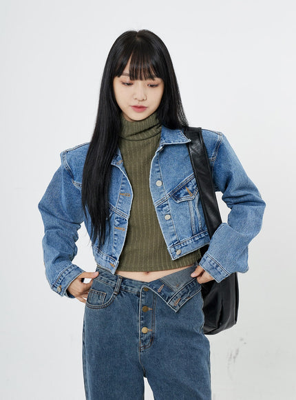 Crop Denim Jacket OO11