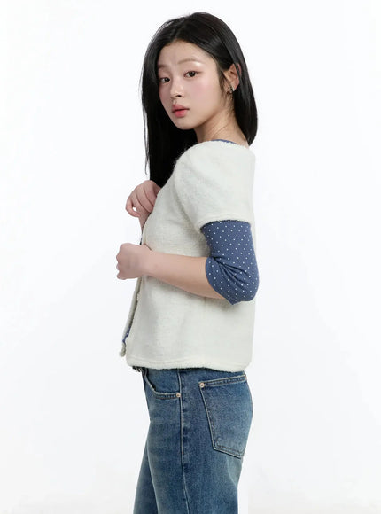 textured-knit-shoulder-puff-short-sleevecardigan-im513