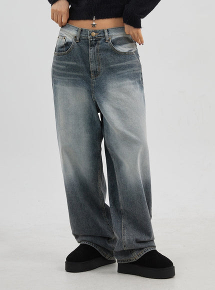 Baggy Low-Rise Jeans Unisex CJ326