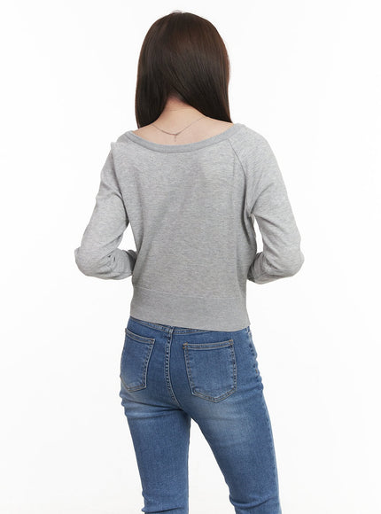 Essential Boat-Neck Sweatshirt CM511