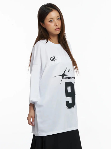 Oversized Jersey Tee IY504