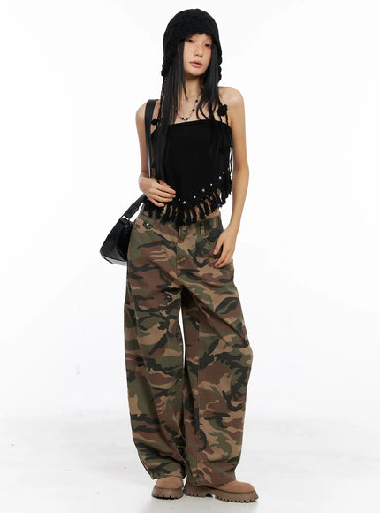western-fringe-scarf-strapless-top-cs511
