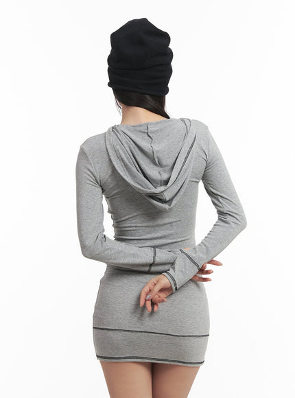 stitched-slim-fit-hooded-mini-dress-cf520