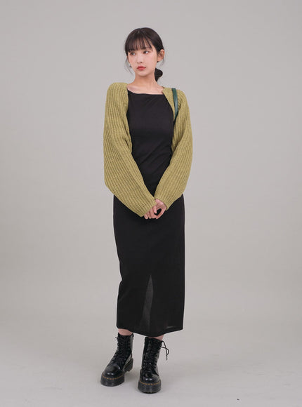 Knit Bolero Shrug C2001