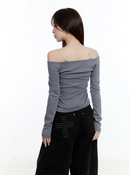 chic-chain-strap-off-shoulder-top-cn525