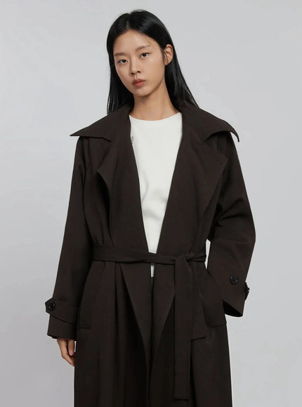 Belted Trench Coat ID516