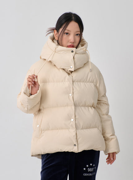 Oversize Hooded Puffer Jacket CN10