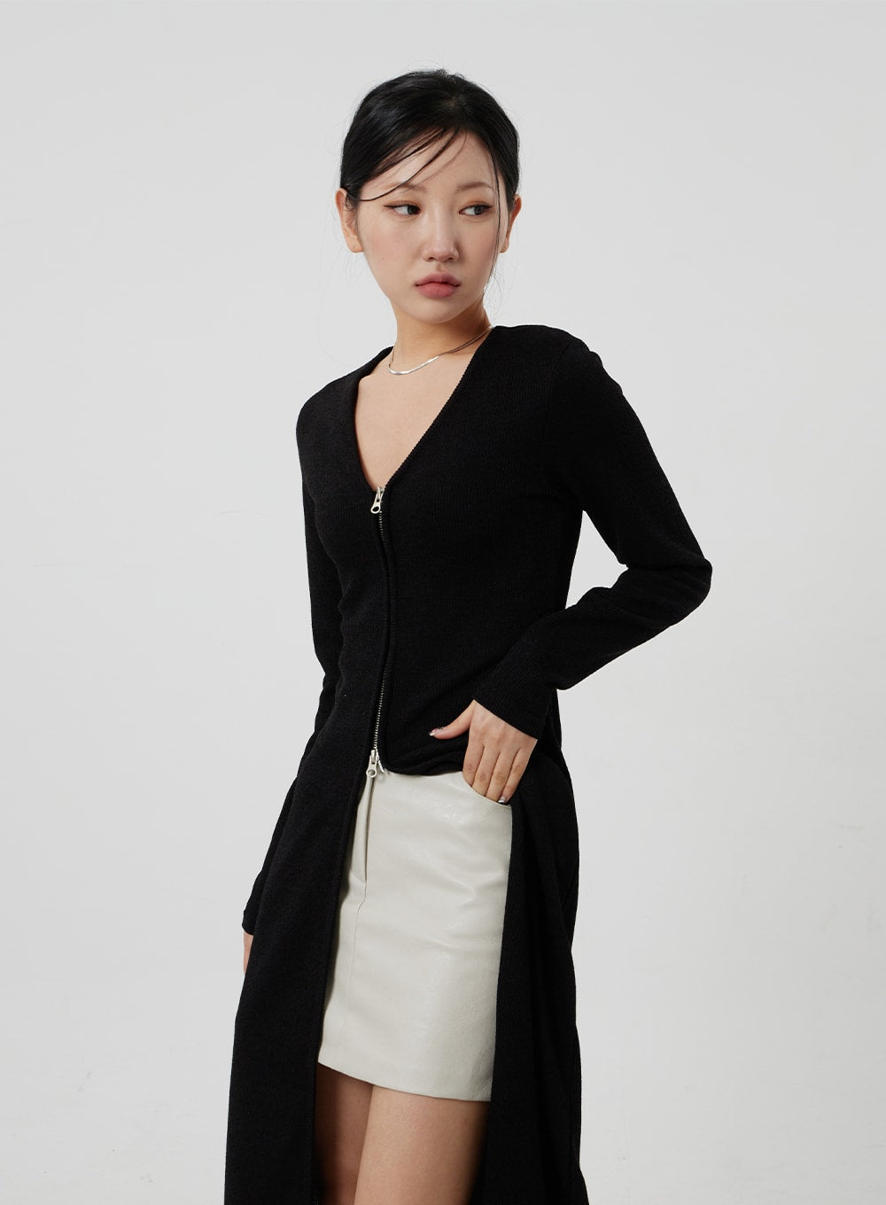 Front Slit Maxi Dress CF306