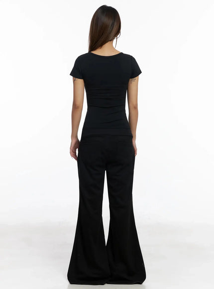 number-graphic-flare-sweatpants-iy504