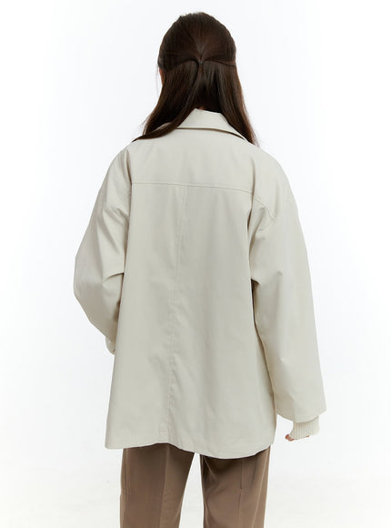 Mid-Length Collared Jacket CF503