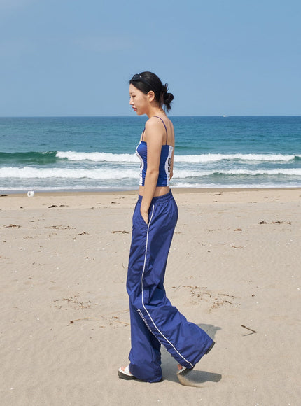 Graphic Thin Strap Top CY316