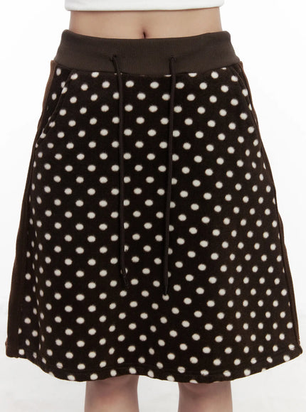 fleece-polka-dot-midi-skirt-cn527
