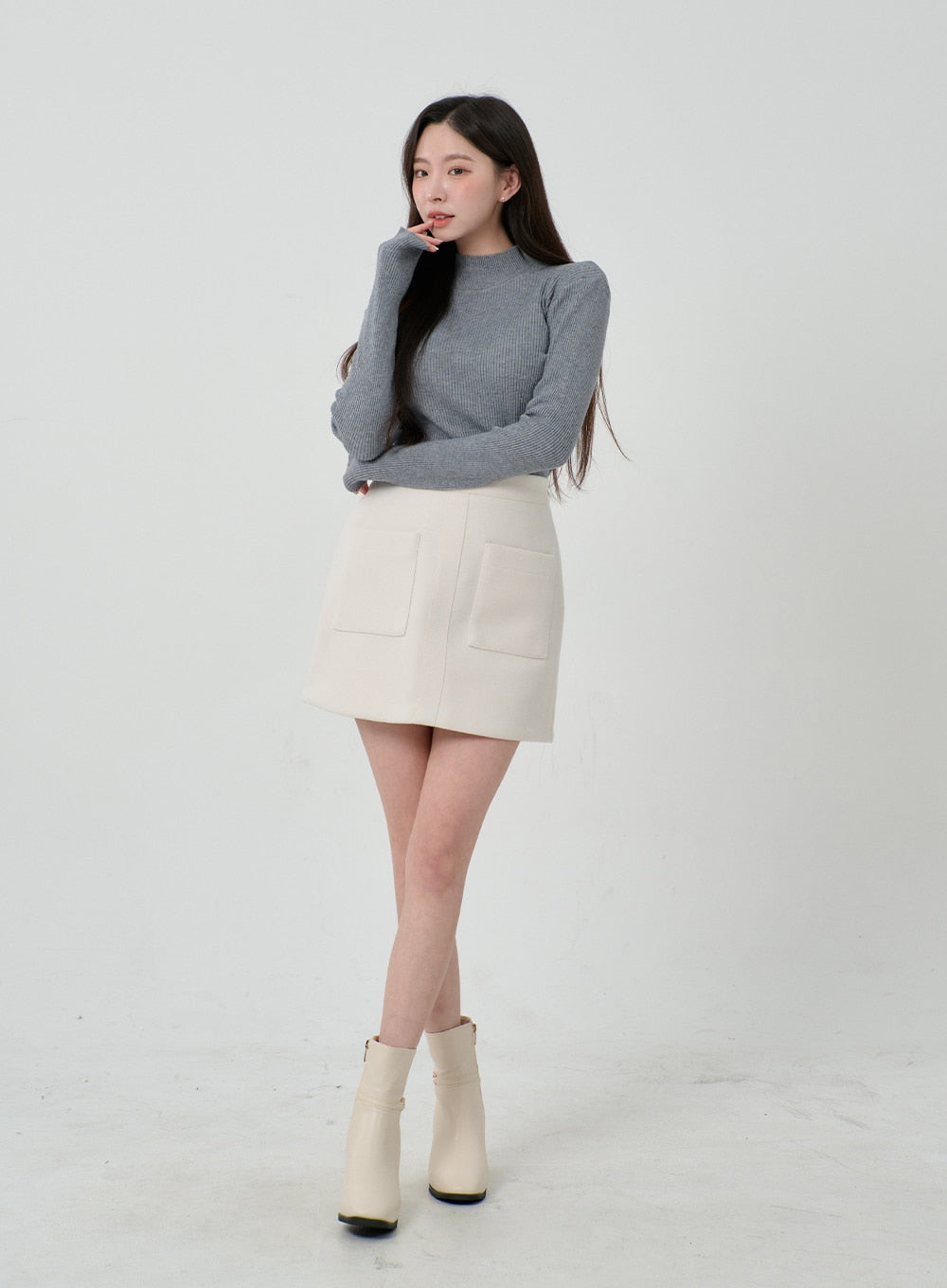 Basic Knit Turtleneck BD07