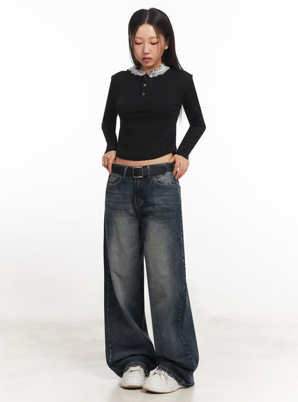 lace-trim-crop-hoodie-ia524