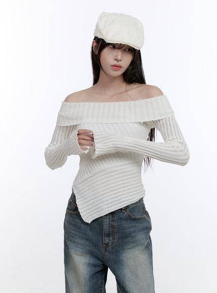 unbalanced-long-sleeve-off-shoulder-top-co418