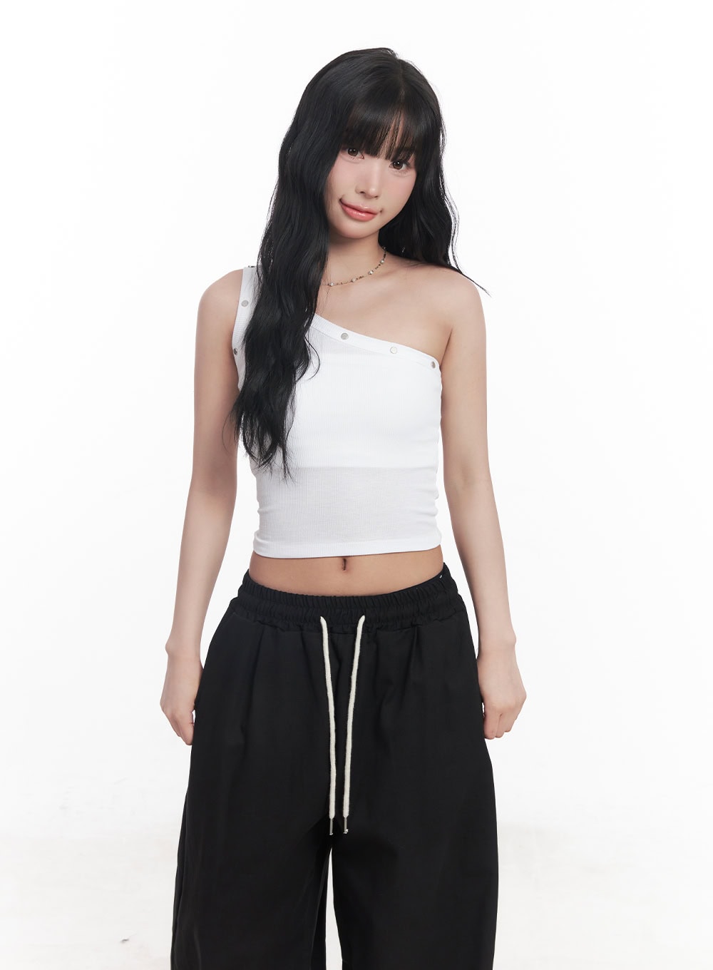 studded-one-shoulder-crop-tank-top-cy527