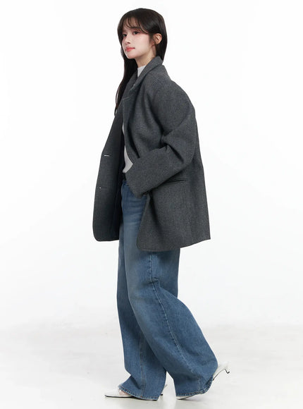 Oversized Wool Blazer IJ529
