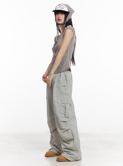 puff-sleeve-cropped-blouse-bandana-set-cy514