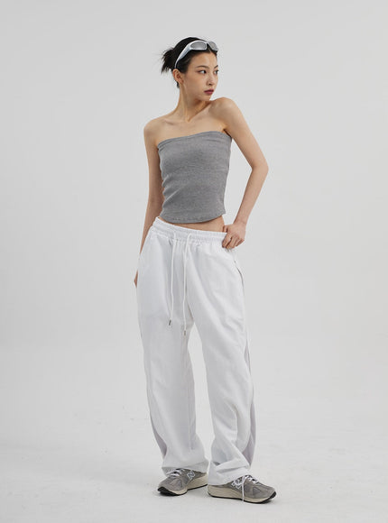 Drawstring Baggy Track Pants CF308