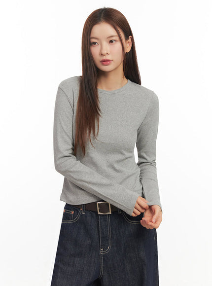 Essential Round Neck Long Sleeve Top IM514