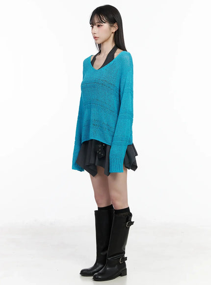 versized-v-neck-knit-sweater-iy511
